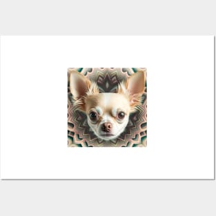 A Fractal Design of A Chihuahua Posters and Art